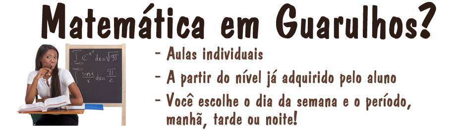 Aulas de matematica em Guarulhos