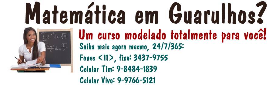 Professor de matematica em Guarulhos